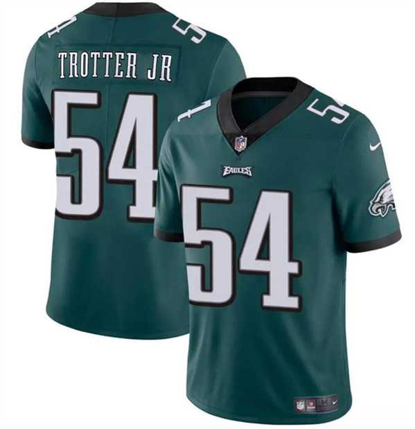 Men & Women & Youth Philadelphia Eagles #54 Jeremiah Trotter Jr Green 2024 Draft Vapor Untouchable Limited Stitched Jersey